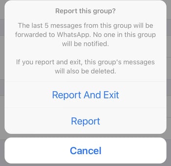 Olymp Trade - What is WhatsApp scam - Block a group