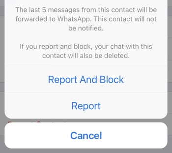 Olymp Trade - What is WhatsApp scam - Block a user