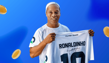 Ronaldinho × Olymp Trade: 8 victories and 8 years of excellence