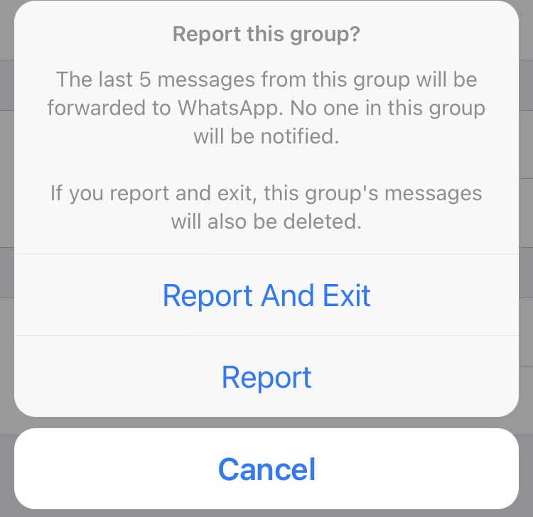Olymp Trade - What is WhatsApp scam - Block a group